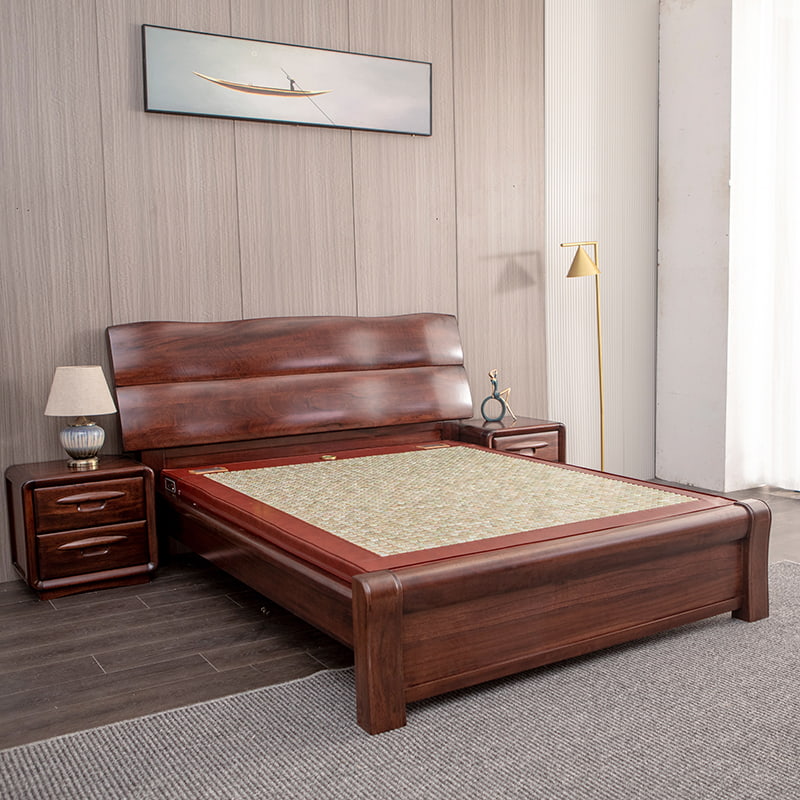 Temperatuurgecontroleerde magnetische veldenergie Verwarming Jade Bead Matras (dik)