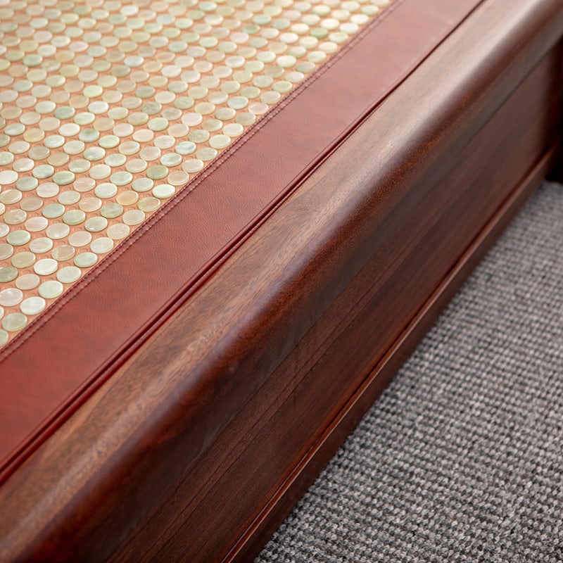 Temperatuurgecontroleerde magnetische veldenergie Verwarming Jade Bead Matras (dik)